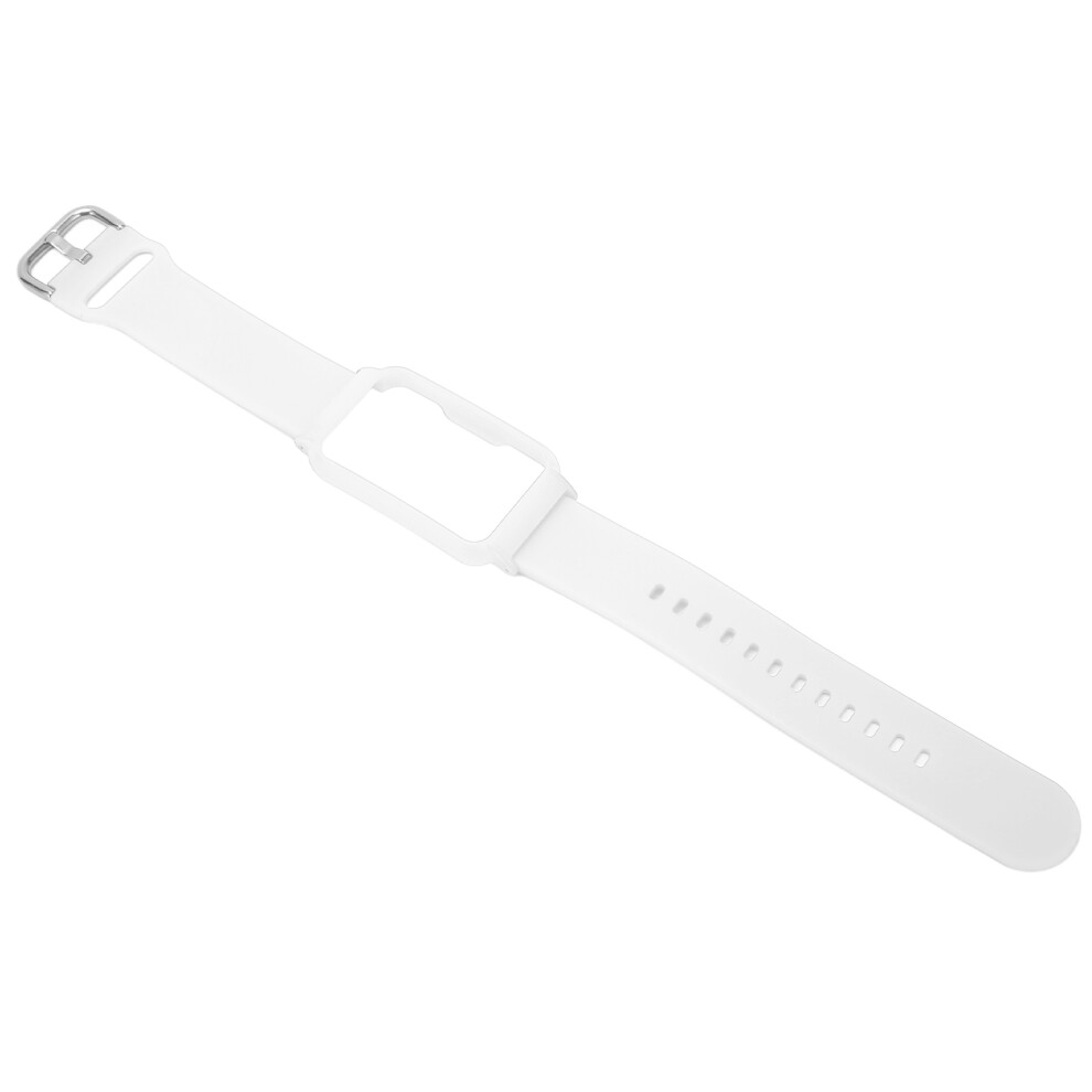 20Mm Waterproof Soft Silicone Watch Band For Oppo Free + Shell White 6951332176175