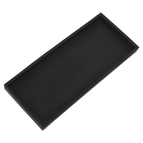 Large Silicone Storage Tray with Silica Gel Multi-Purpose Organizer Black