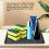Large Silicone Storage Tray with Silica Gel Multi-Purpose Organizer Black 6