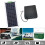 High Performance 10W Solar Water Pump 5m 800L/H for Irrigation 12