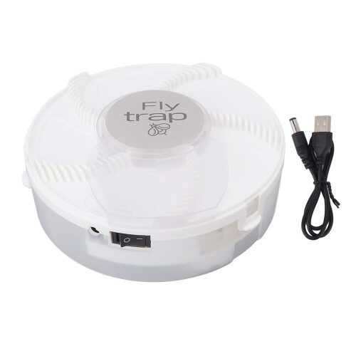 USB Rechargeable Fly Trap with 360 Rotation and Long Battery Life 1