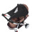 Universal Baby Stroller Awning Sunshade UV Rainproof Canopy Black 2