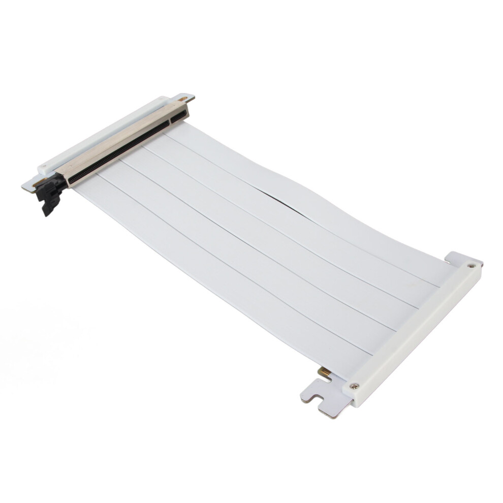 High Speed Pcie 4.0 X16 Riser Cable 50Cm Flexible Gpu Extension White 4641332181577