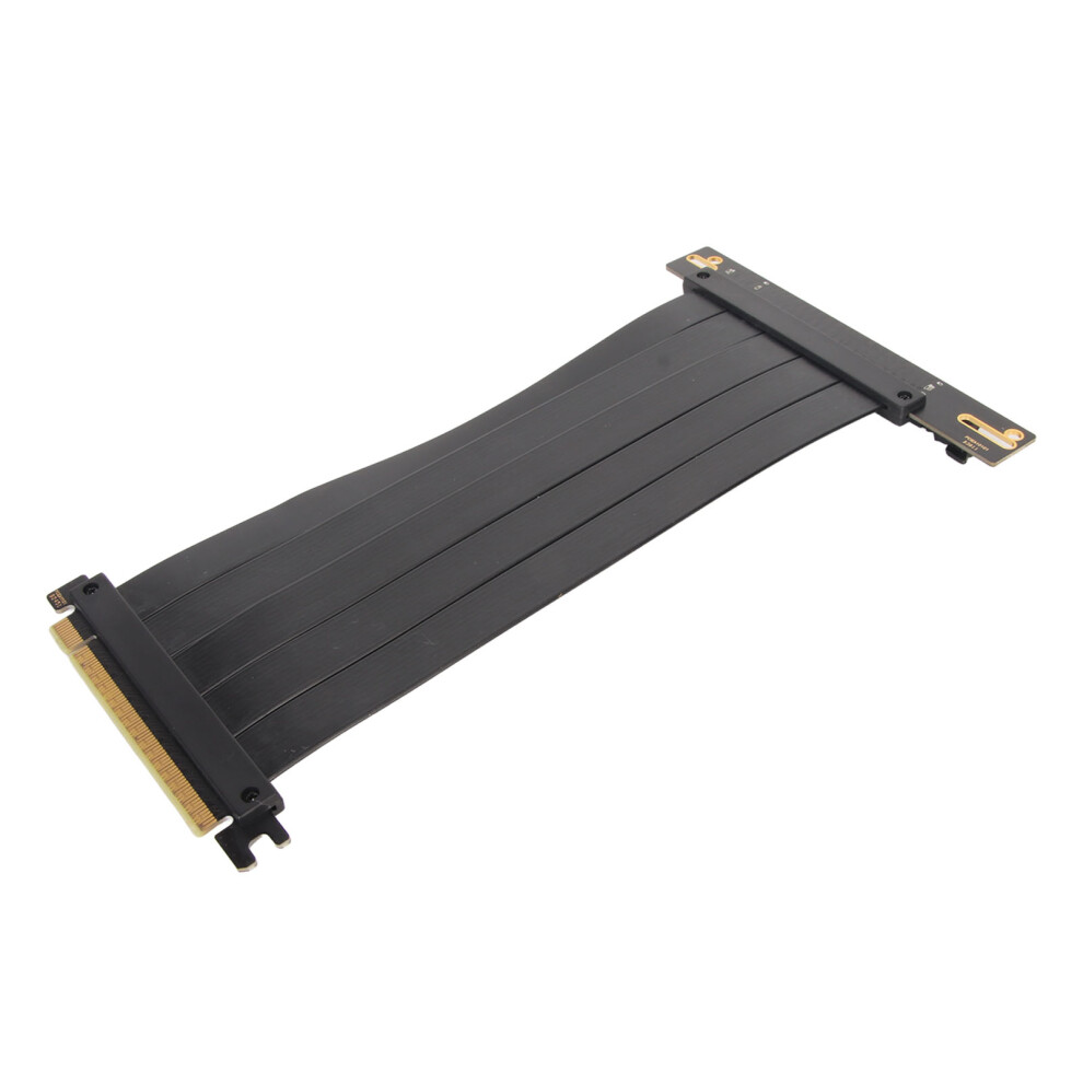 High-Speed Pcie 4.0 X16 Riser Cable 40Cm Flexible Extension For Gpu Black 4901332181725