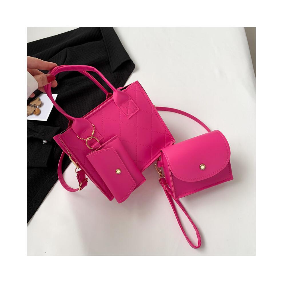 (Fuchsia) Small Square Fashionforward Shoulder Bag For Women Ideal For Chic Everyday Style-image-OPC-PJBBFHH-NEW