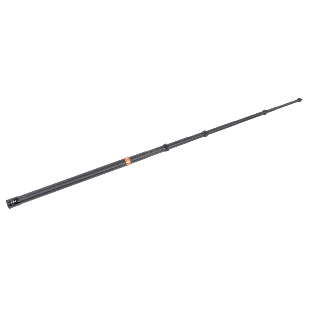 9-Length Adjustable Selfie Stick Invisible Design For Panoramic Shots Orange 7671332183919