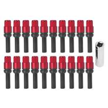 M14x1.5 Lug Bolts Cone Seat 45mm Shank 17mm Hex