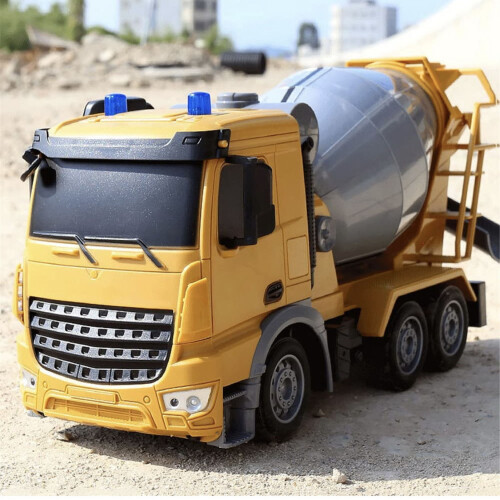 Durable Plastic Remote Control Cement Mixer Toy with Batteries 2