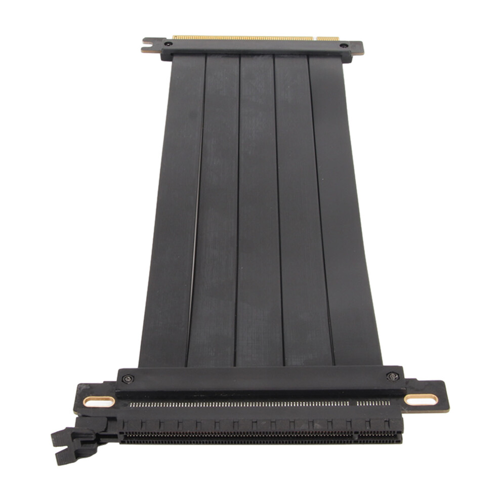 40Cm Pcie 4.0 X16 Riser Cable For Rtx 4000/Rx 7000 Gpus - Black 4631332189765