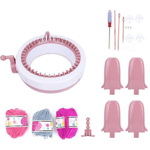 DIY Plastic Hand Knitting Sewing Machine Children