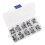 100Pcs Fishing Rod Guide Ring Set Ceramic Guide 8