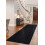 (60x110) Ovalack Non Slip Door Gel Mat - Black 1