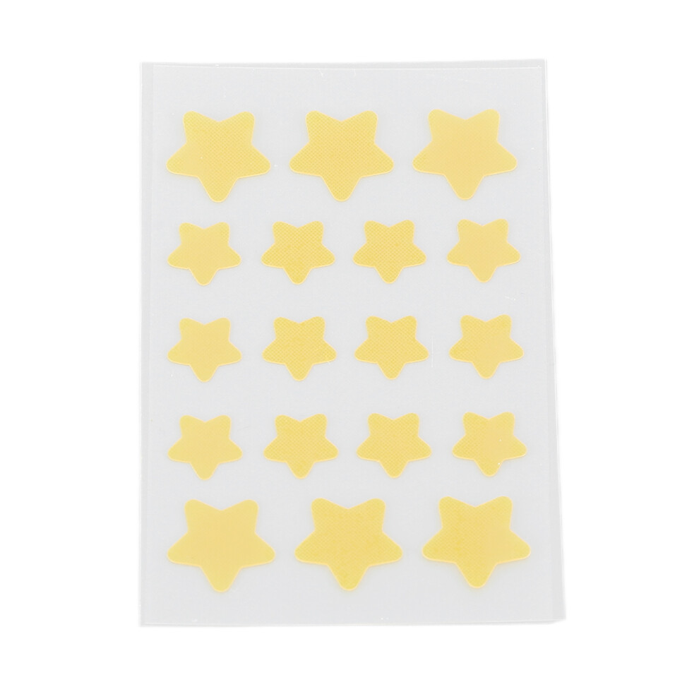 Yellow Star Hydrocolloid Acne Patches - 18 Piece Pimple Care Set