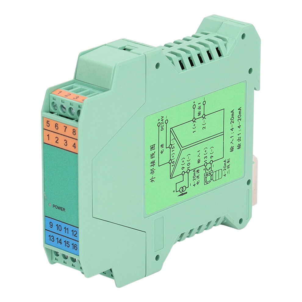Stable Dc24v 4-20Ma Signal Isolator Din Rail Mounted 1 Input/Output 9431332192537