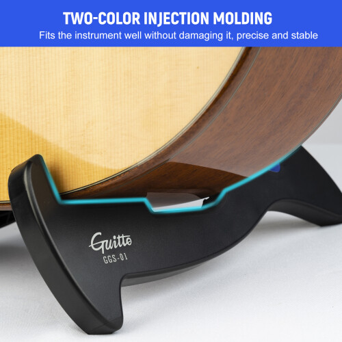 Guitto Guitar Bracket: Compact Non-Slip Stand for Multiple Instruments 1