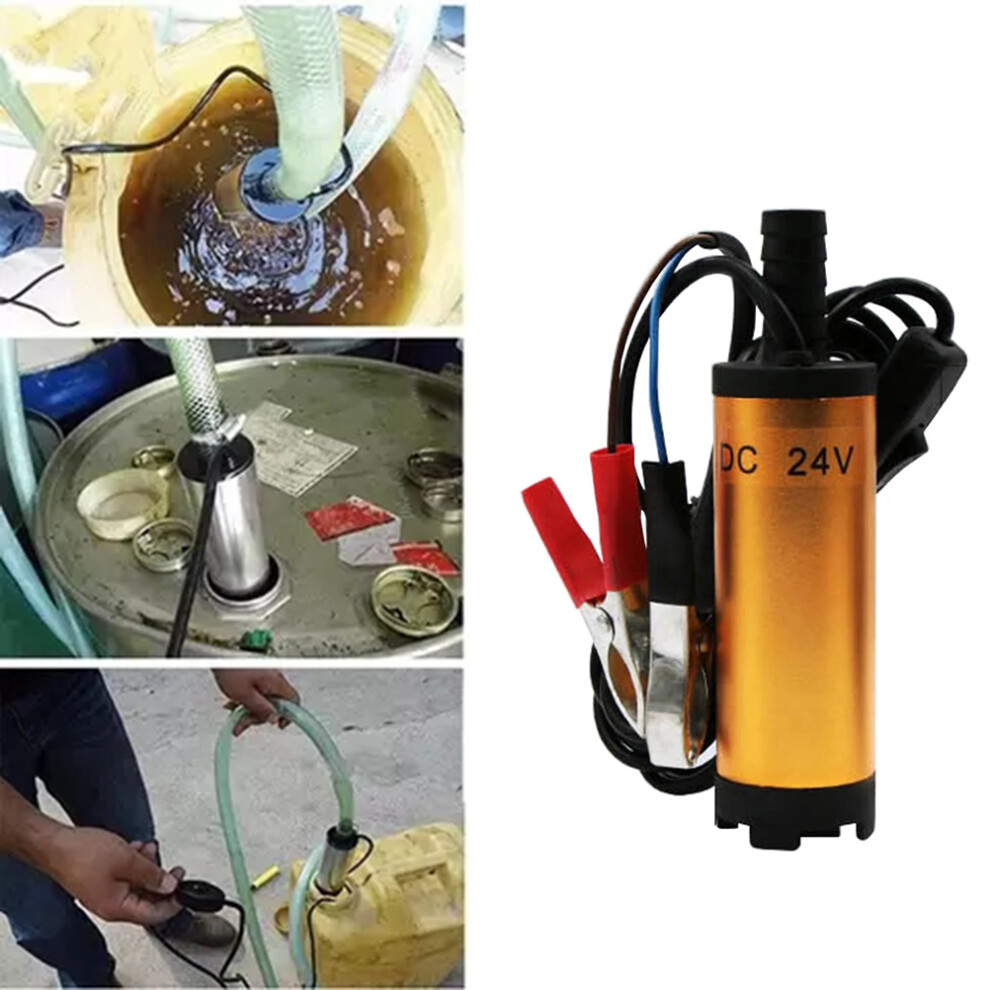 Dc 12V/24V Electric Submersible Oil Pump Portable 9121376174322