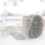 1 Yard Delicate Shiny Crystal Sequins Beaded 6
