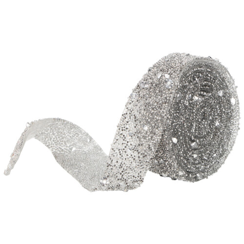 1 Yard Delicate Shiny Crystal Sequins Beaded 1
