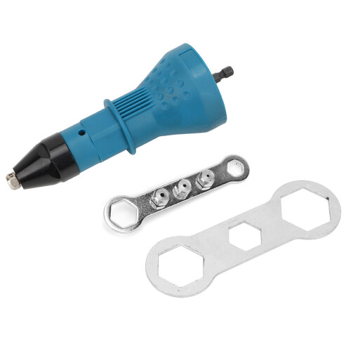 Rivet Drill Attachment Adapter Riveting Nut Gun 1