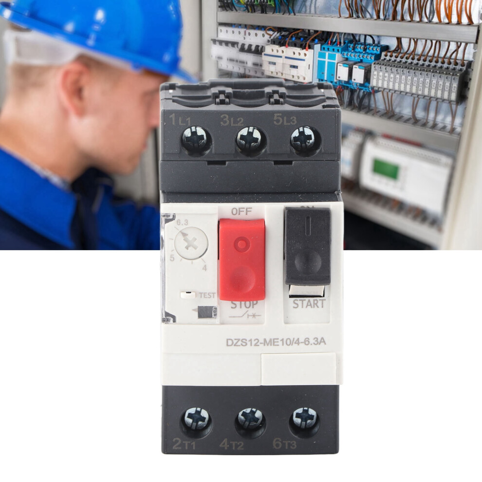 Circuit Breaker For Motor 35Mm Rail Mount Overload Short Circuit 4.6.3A Ac690v 8451332196336