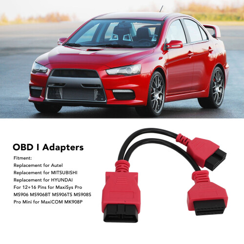OBD I Adapter, 12+16 Pin, Easy Use, Long-lasting Diagnostic Tool 2