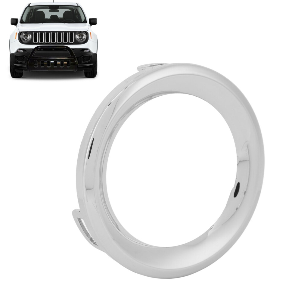 Fog Frame Driver Side Bumper Lower Grille Cover For Jeep Renegade 2019-2022 Light 8751332198270