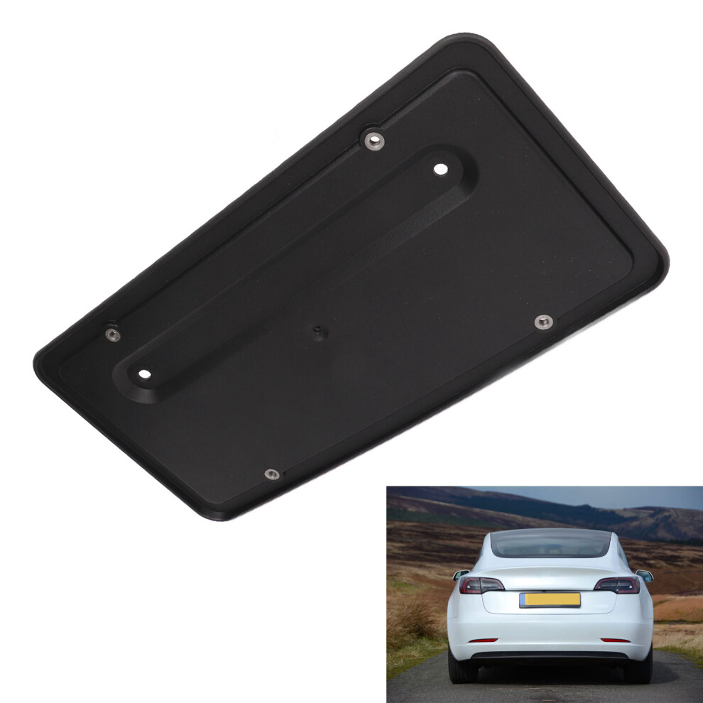 Durable Rear License Plate Mount For 2017Â2023 Model 3 8701332198756