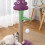 Purple Grape Shape Sisal Cat Climbing Tree with Interactive Multifunctional Features 15