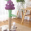 Purple Grape Shape Sisal Cat Climbing Tree with Interactive Multifunctional Features 12
