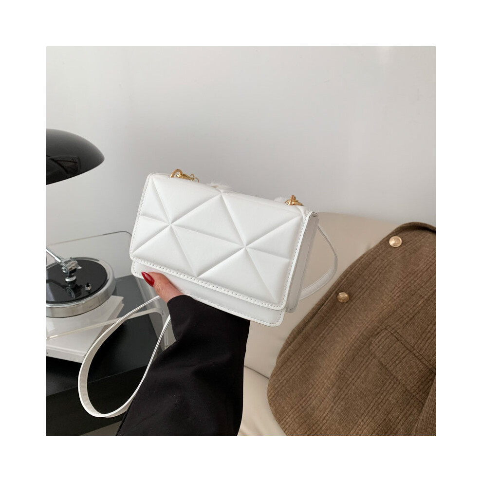 (White) Modern Pu Elegant Daily Use Mini Square Handbag For Women Perfectly Sized In Chic Colors Multiple-image-OPC-PJBBVMF-NEW
