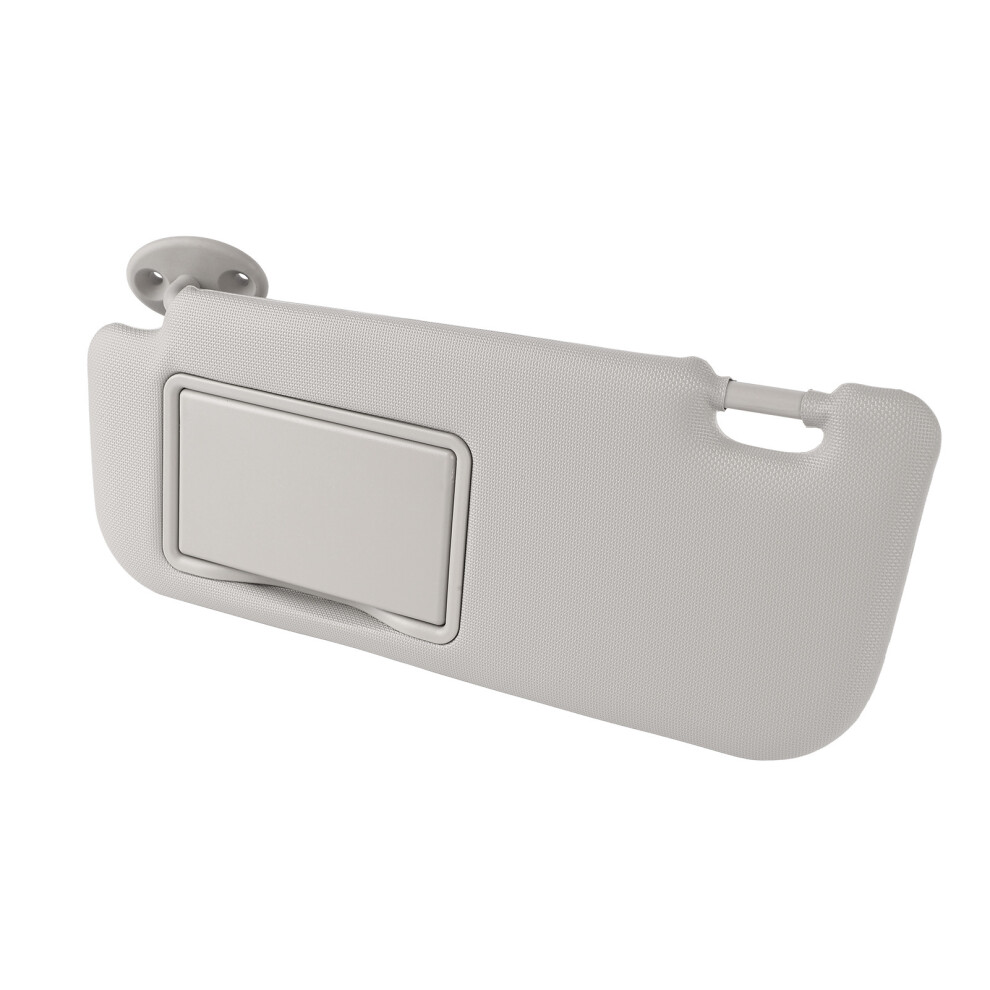 High Hardness Car Sun Visor For Driver Side With Makeup Mirror Gray 8471332207450