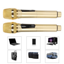 Universal Wireless Karaoke Microphone with Rechargeable Receiver