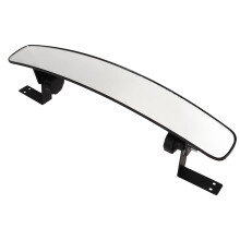 Golfkar-Reshintenansichtsspiegel Schwarz ABS 2,75x16,5 Zoll Weitblick