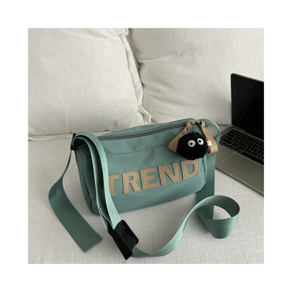 (Green, Without Pendant) Stylish Spacious And Pillow Bag For Women Ideal For Gym Travel And Everyday Use-image-OPC-PJBBZX5-NEW