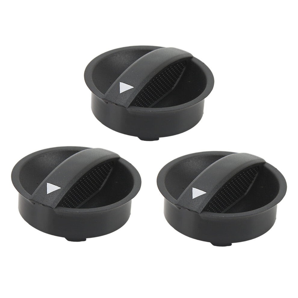 3Pcs Car Air Conditioner Climate Control Knob 9121376177620