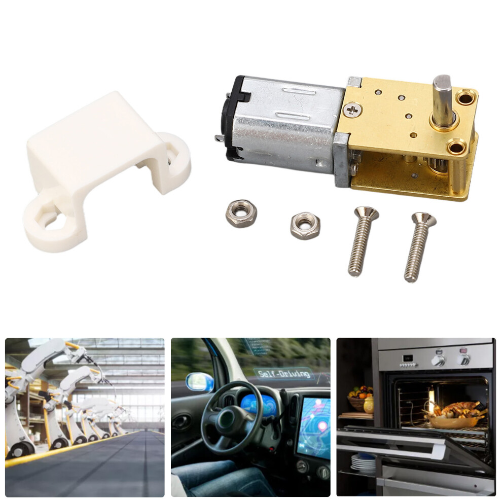 12V DC Worm Gear Motor 16RPM with Zinc/Zn Alloy Shaft & Low Noise-image-OPC-PJBC6J6-NEW