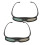 Rechargeable 3D Glasses for DLP Projectors, 144Hz, Black 1