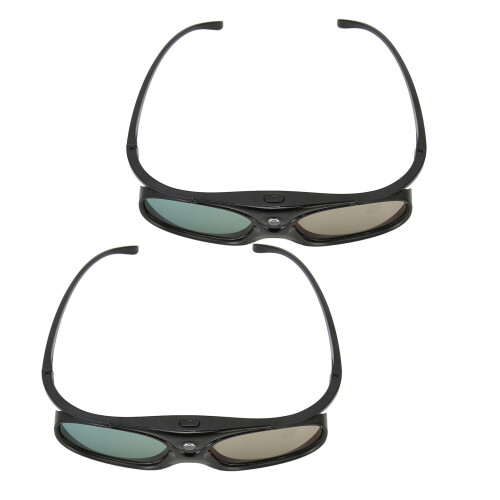 Rechargeable 3D Glasses for DLP Projectors, 144Hz, Black