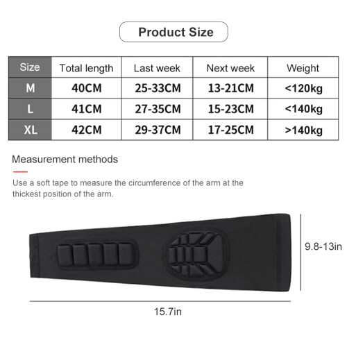 Elbow Sleeve Padded Compressed Arm Forearm Guard 1