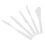 6pcs White Plastic Painting Palette Knives Paint 2