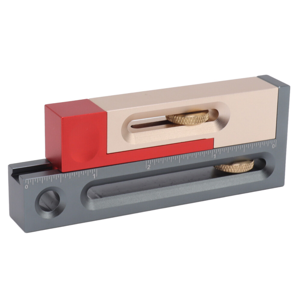 Jf06 Aluminium Alloy Table Saw Slot Adjuster Movable Measuring Block 3261332221052
