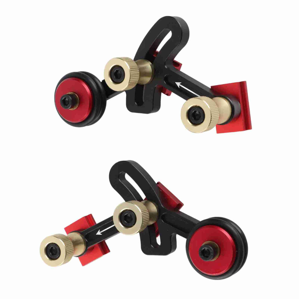Aluminum Alloy Bearing Roller Press For Woodworking, Black/Red 9351332222822