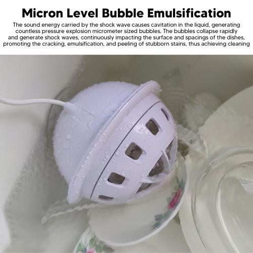 USB Powered Ultrasonic Mini Dishwasher for Easy and Portable Use 2