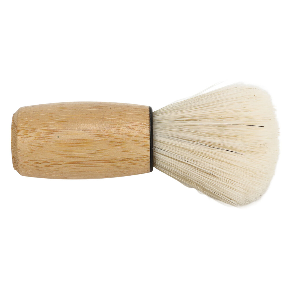 Ergonomic Shaving Brush with Eco-Friendly Wooden Handle & Soft Bristles