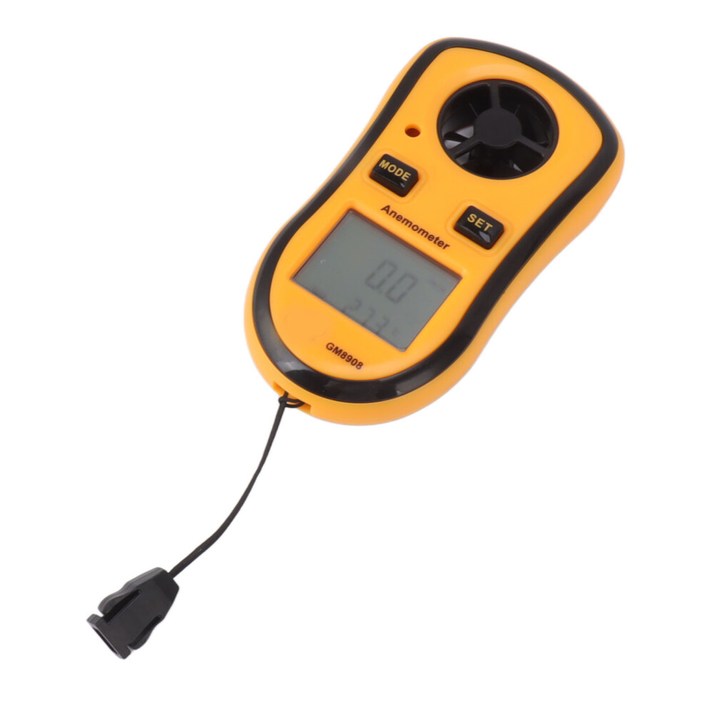 Portable Wind Meter Anemometer Measure Speed & Temperature Lcd Display 8181332230401