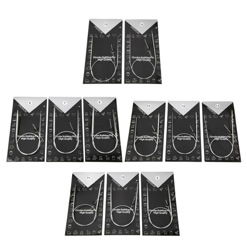 11pcs 43/65/80cm Multi size Circular Knitting 1