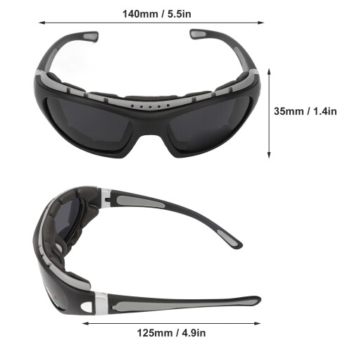 Blue Light Blocking Protective Glasses Wrap Around UV Eye Protection Laser Glasses 2