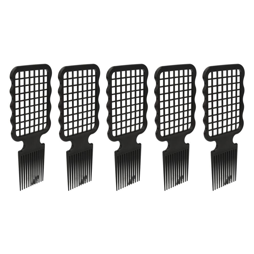 Unisex 5Pcs Ergonomic Abs Twist Combs For Men Hair Styling, 21.6 X 9.1 Cm