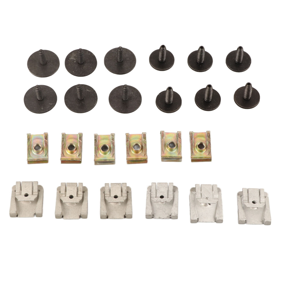24Pcs Engine Undertray Fasteners Clips Screw 9121376182266