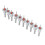 10PCS Countersink Drill Bits with Adjustable Stop for Wood Plastic Soft Metals 8